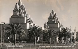 Elephant Towers, Golden Gate International Exposition '39 Postcard