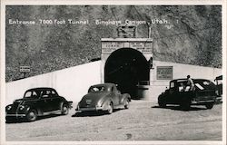 Entrance 7000 Foot Tunnel Postcard
