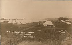 Batalion Under Canvas at For Edward Windsor, NY Army Palmer Studio Postcard Postcard Postcard