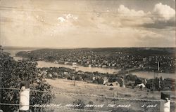 Houghton, Mich. Among the Hills Postcard