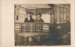 "Leaving Denver" Colorado Trains, Railroad Postcard Postcard Postcard