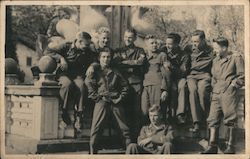 "Band of Brothers" - Group of Soldiers Postcard
