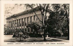 General Library, University of Michigan Postcard