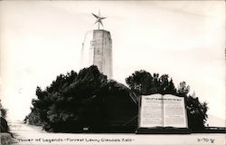 Tower of Legends, Forrest Lawn Glendale, CA Postcard Postcard Postcard