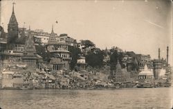 Banaras India View from the Water Postcard