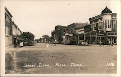 Street Scene Postcard