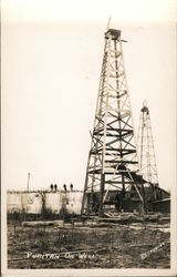 Puritan Oil Well Postcard