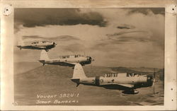 Vought SB2U-1 Scout Bombers Postcard