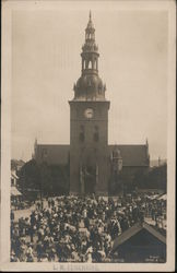 Oslo Cathedral Norway L. M. Leisenring Postcard Postcard Postcard