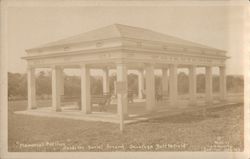 Battle of Saratoga Memorial Pavilion, J.S. Wooley Photographer Postcard