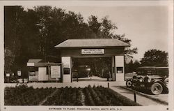 Entrance to Flume, White Mts. Postcard