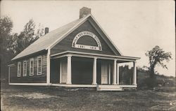 Old Red School House 1861-1915 Postcard