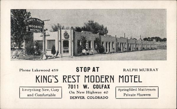 Stop At King's Rest Modern Motel Denver Colorado