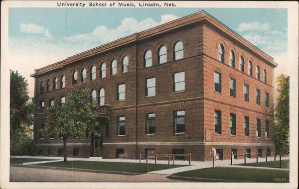 University School of Music Lincoln Nebraska