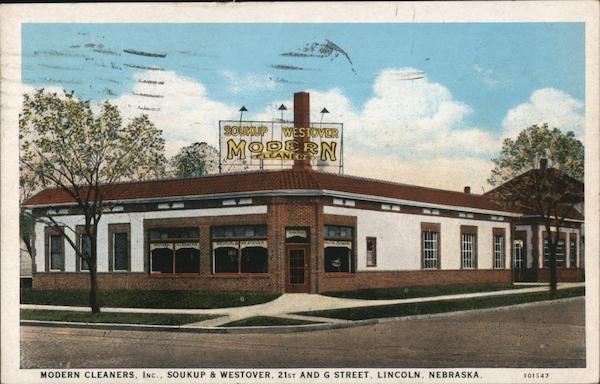 Modern Cleaners Incs., Soukup & Westover, 21st and G Street Lincoln Nebraska
