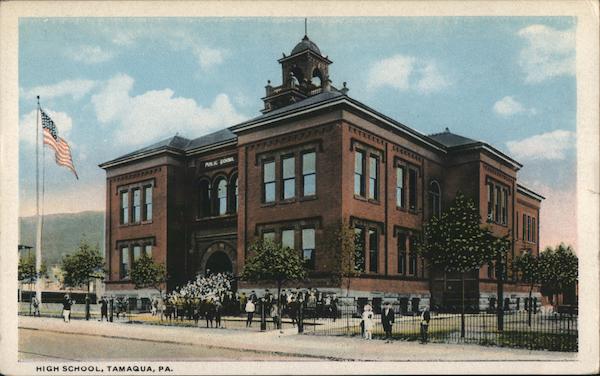 High School, Tamaqua, Pa. Pennsylvania