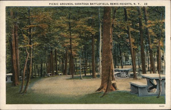 Picnic Grounds, Saratoga Battlefield Bemis Heights New York