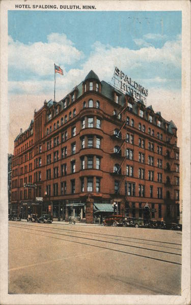 Hotel Spalding, Duluth, Minn. Minnesota