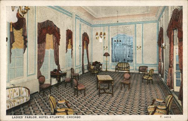 Ladies' Parlor, Hotel Atlantic Chicago Illinois