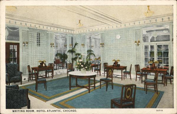 Writing Room, Hotel Atlantic Chicago Illinois
