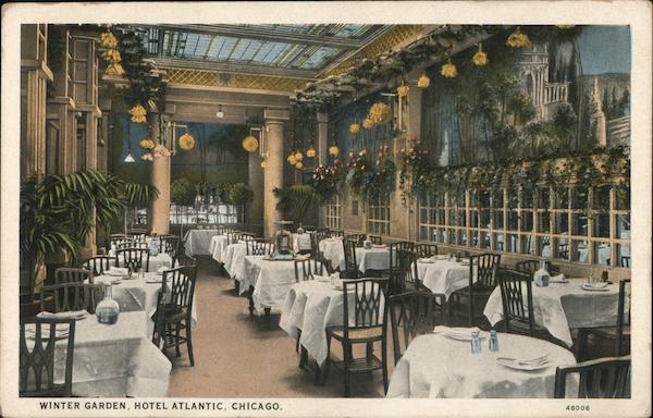 Winter Garden, Hotel Atlantic, Chicago Illinois