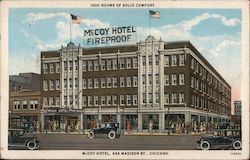 McCoy Hotel for Men - 1000 Rooms of Solid Comfort Postcard