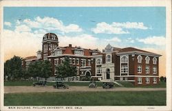 Main Building, Phillips University, Enid, Okla. Oklahoma Postcard Postcard Postcard