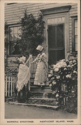 Morning Greetings - Nantucket Island, Mass. Postcard