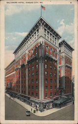 Baltimore Hotel Kansas City, MO Postcard Postcard Postcard