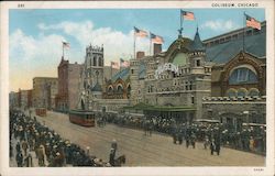Coliseum, Chicago Postcard