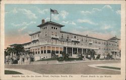 Seaside Inn, On the Ocean Front, Daytona Beach, Fla. - Finest Beach in the World Postcard