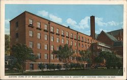 Sisters' Home of St. Mary of Nazareth Hospital, 1120 N. Leavitt St., Chicago Illinois Postcard Postcard Postcard