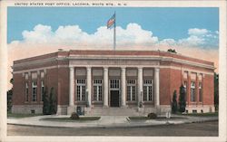 United States Post Office Laconia, NH Postcard Postcard Postcard