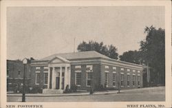 New Post Office Building West Plains, MO Postcard Postcard Postcard