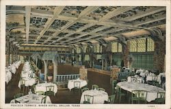 Peacock Terrace, Baker Hotel Postcard