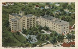 Iowa Lutheran Hospital, Des Moines, Iowa Postcard