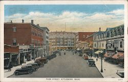 Park Street Attleboro, MA Postcard Postcard Postcard