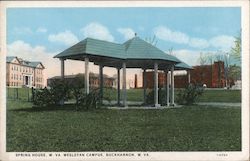 Spring House, West Virginia Wesleyan Campus Postcard