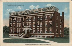 Ford Hospital Omaha, NE Postcard Postcard Postcard