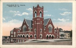 Whitefield M.E. Church Sioux City, IA Postcard Postcard Postcard