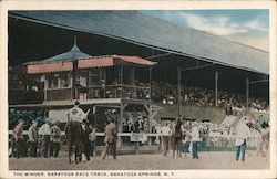 The Winner, Saratoga Race Track Postcard