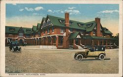 Bisonte Hotel, Hutchinson, Kans. Postcard