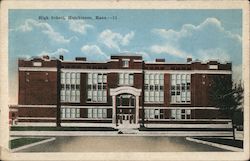 High School, Hutchinson, Kans. Postcard