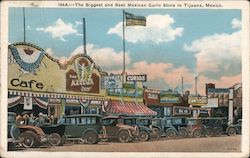 The Biggest and Best Mexican Curio Shop Tiajuana, Mexico Postcard Postcard Postcard
