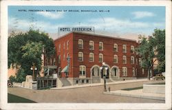 Hotel Frederick, South End of Bridge Postcard
