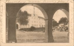 Hotel Neal From Southern Pacific DDepot Santa Barbara, CA Postcard Postcard Postcard