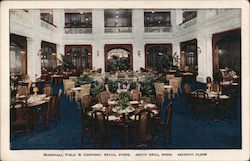 Marshall Field & Company, South Grill Room Postcard