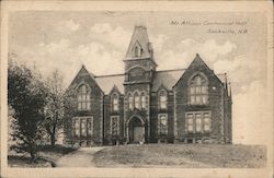 Mt. Allison Centennial Hall, Sackville, N.B. Postcard