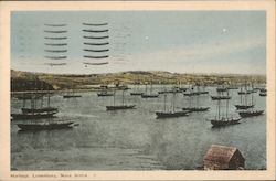 Harbor, Lunenburg, Nova Scotia Postcard
