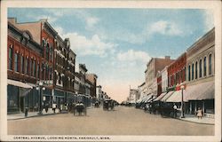 Central Avenue, Looking North Postcard